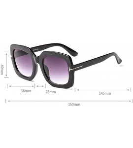 Goggle Vintage Square Sunglasses Women Goggles Mens Mirror Sun Glasses Female Fashion - 7 - CM18WXSD7ID $47.18