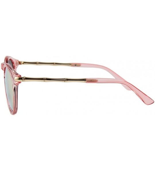 Sport Sunglasses for Women - UV400 Womens Round Cat Eye Sunglasses Protection Outdoor Sunglasses - Pink - CG18E4T590X $24.14