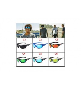 Sport Design New Polarized Sunglasses Men Vintage Sport Outdoor Sun Glasses Male Driving - CB18AL69X7N $24.95