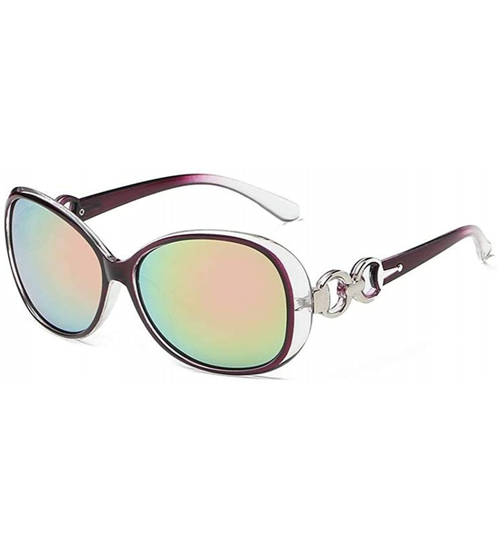 Oversized Oversized Fashion Sunglasses For Women Classic 100% UV Glasses - 3 - CU18U77XUSL $29.72