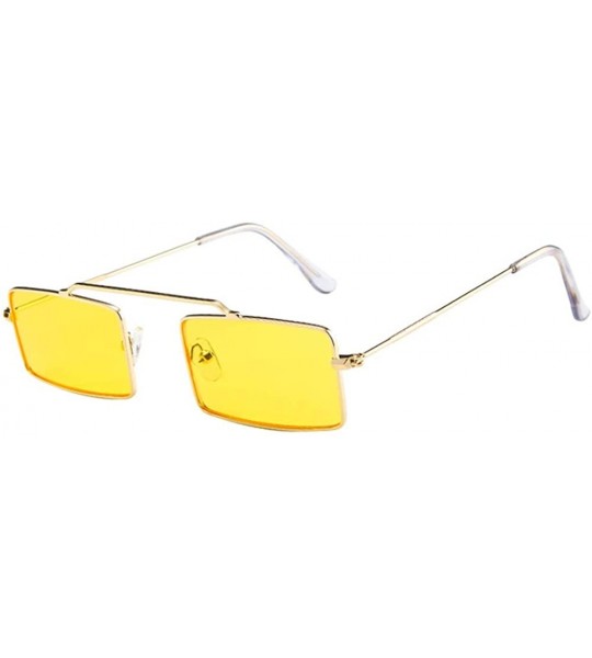 Goggle Glasses- Women Men Vintage Retro Small Frame Unisex Sunglasses Eyewear - 8191f - CJ18RR2K0WA $17.92