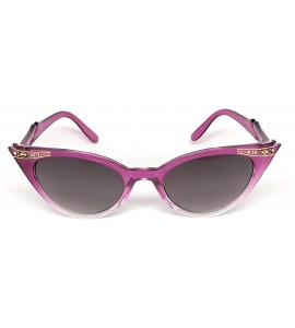 Cat Eye Cateye or High Pointed Eyeglasses or Sunglasses - Purple Fade- Smoke - CM188TWCC4T $18.24