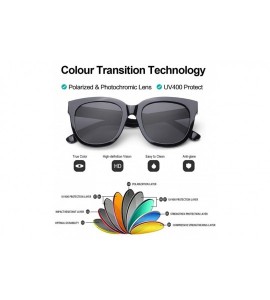 Oval Retro Polarized Sunglasses for Women Round Frame with 100% UVA/UVB Protection - CE18SKAA68C $28.36