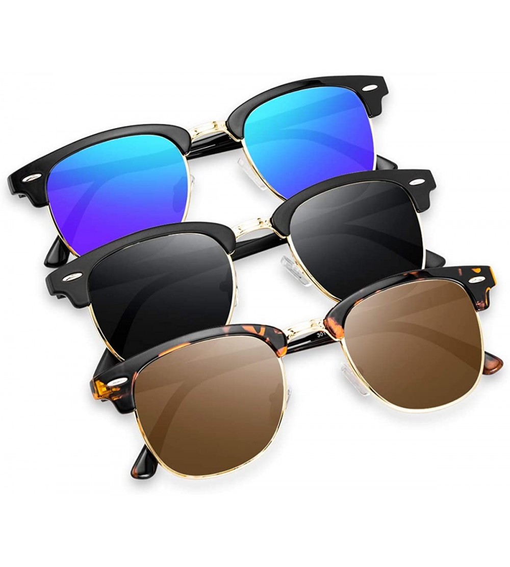 Rimless Unisex Polarized Sunglasses for Men and Women Brand Designer Classic Sun glasses UV400 Protection - 407672 - C718XORH...