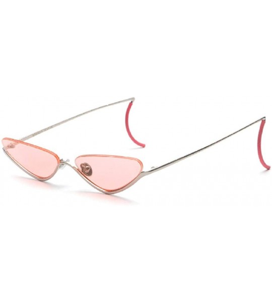 Rimless Glasses Hipster Sunglasses Concave - Figure 3 - C918X5ZRD9C $33.89