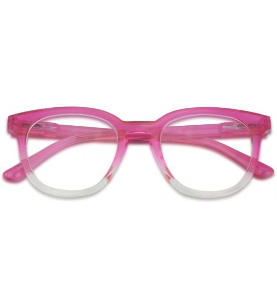 Square Semi Oversized Reading Readers Strength - Acrylic Pink - CZ196MUNCQT $29.92