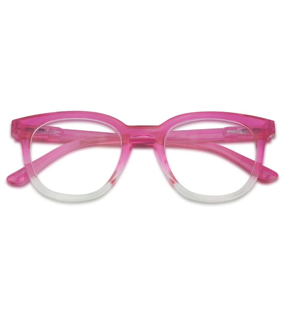 Square Semi Oversized Reading Readers Strength - Acrylic Pink - CZ196MUNCQT $29.92