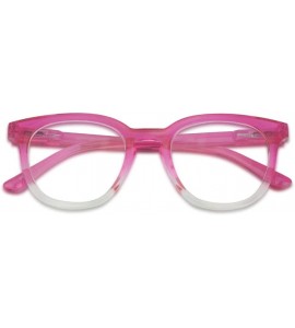 Square Semi Oversized Reading Readers Strength - Acrylic Pink - CZ196MUNCQT $29.92