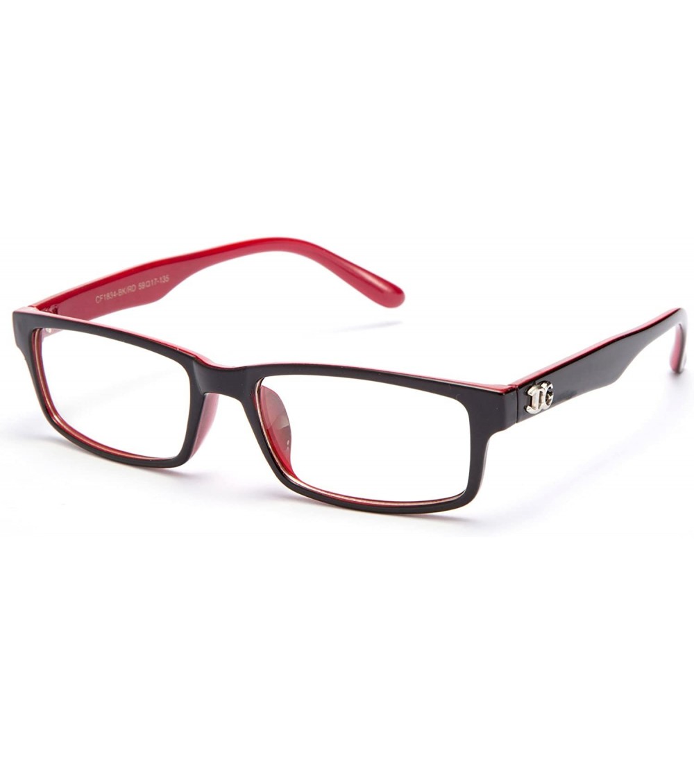Square Hot Sellers Nerd Geeky Trendy Cosplay Costume Unique Clear Lens Fashionista Glasses - CJ11OCCV8HD $18.88