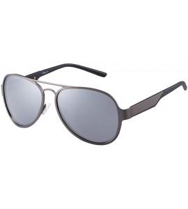 Aviator Fashion Trend Sunglasses- Unisex Polarized Glasses Vintage Full Frame Sunglasses - C - C118ROZNC7O $93.12