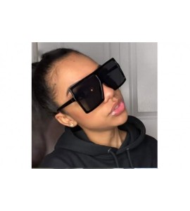 Oversized Oversized Sunglasses Vintage Glasses Eyewear - CE197T98Z54 $48.04