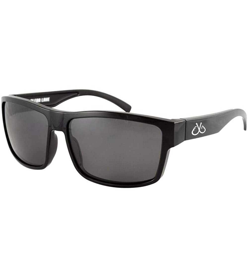 Wrap Ames Polarized Sport Fishing Sunglasses - Multiple Options - Black - C412O1011R4 $51.77
