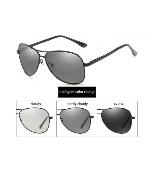 Semi-rimless Polarized Sunglasses Men Polarized Sunglasses for Driving Eyeglasses for Famale Black Gold Frame - CS194OII2T4 $...