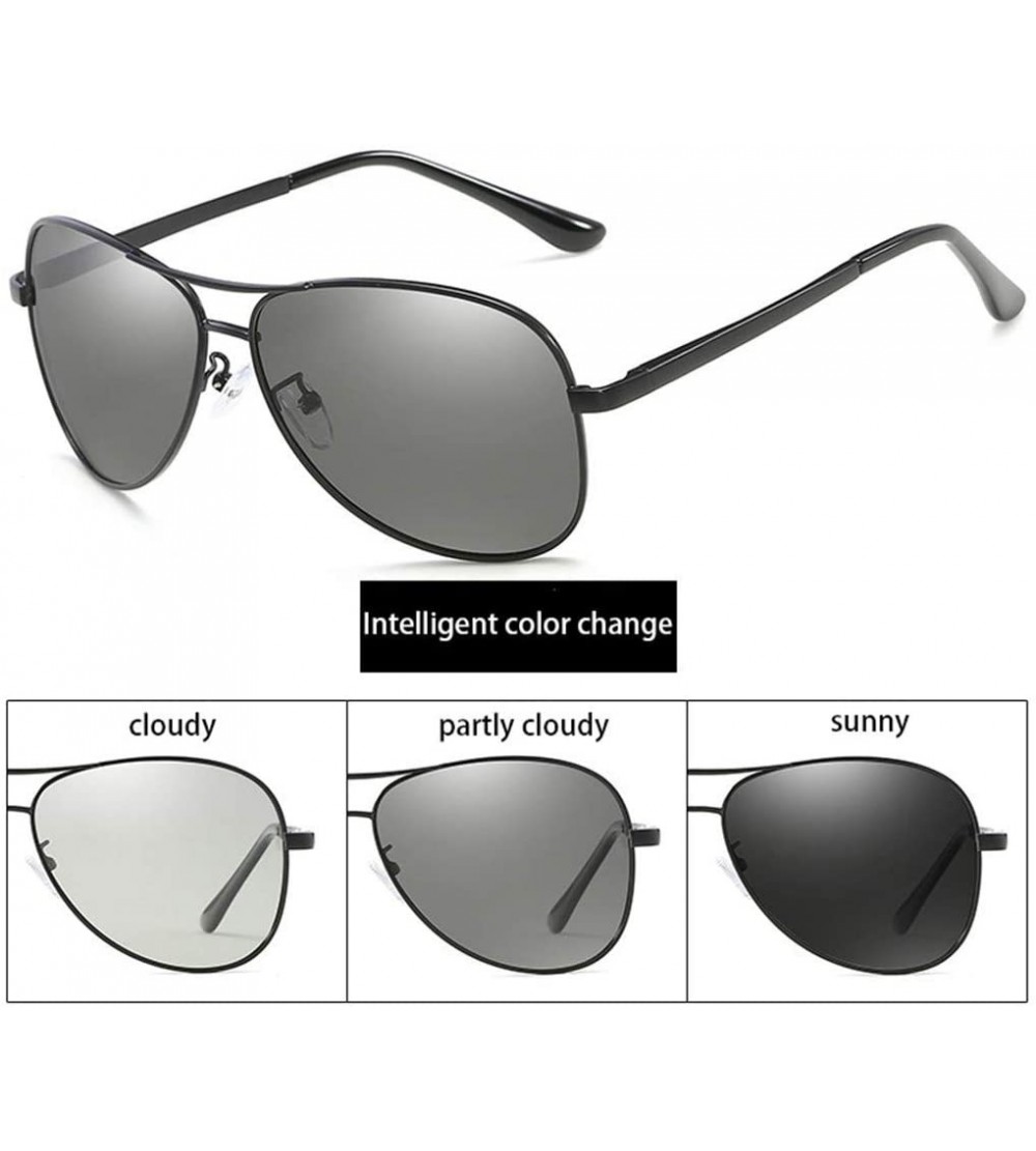 Semi-rimless Polarized Sunglasses Men Polarized Sunglasses for Driving Eyeglasses for Famale Black Gold Frame - CS194OII2T4 $...