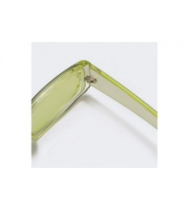 Square Fashion Goggles Square Sunglasses GorNorriss - Green Lens/Green Frame - CM18QL5MST2 $15.58