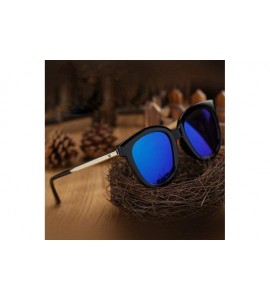 Aviator 2019 New Fashion New Sunglasses Women Brand Designer Big Frame C5 - C5 - CY18YZW9QHU $17.75