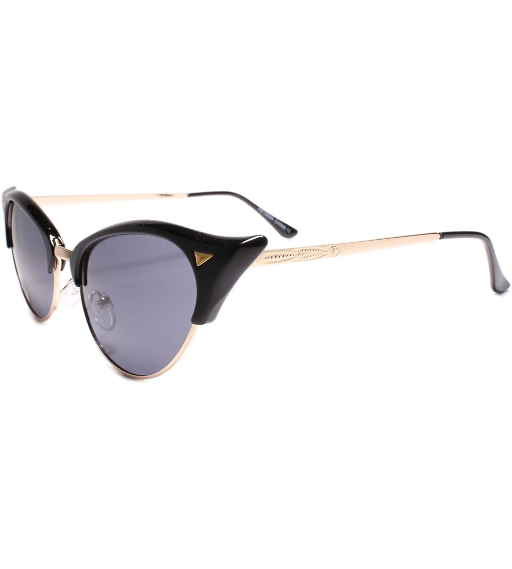 Cat Eye Classy Upscale Elegant Retro Cat Eye Style Womens Sunglasses - CD18W79L0NI $24.05