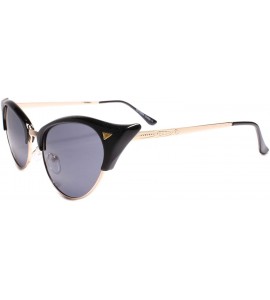 Cat Eye Classy Upscale Elegant Retro Cat Eye Style Womens Sunglasses - CD18W79L0NI $24.05