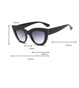 Oversized Fashion Sunglasses Vintage Classic Eyeglasses - F - CQ18YL2T43Q $13.99