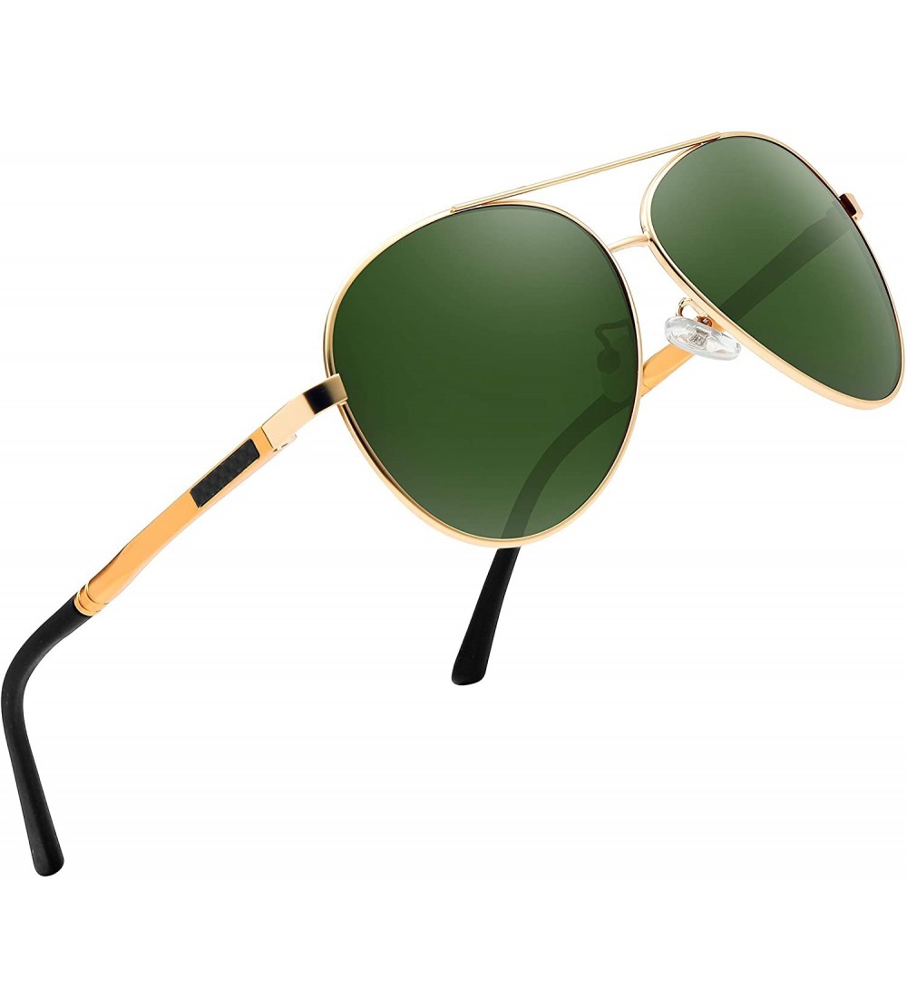Wrap Polarized Sunglasses Aviator Sunglasses for Men - Polarized Aviator Sunglasses for Men Sunglasses Man FD9002 - CM18KR2YK...