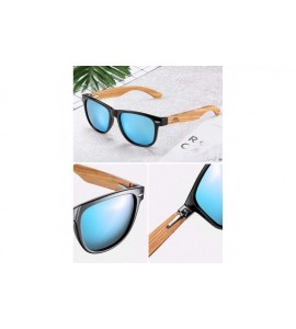 Wayfarer Polarized Sunglasses Driving protection - Light Blue - C219COEMXO8 $32.27