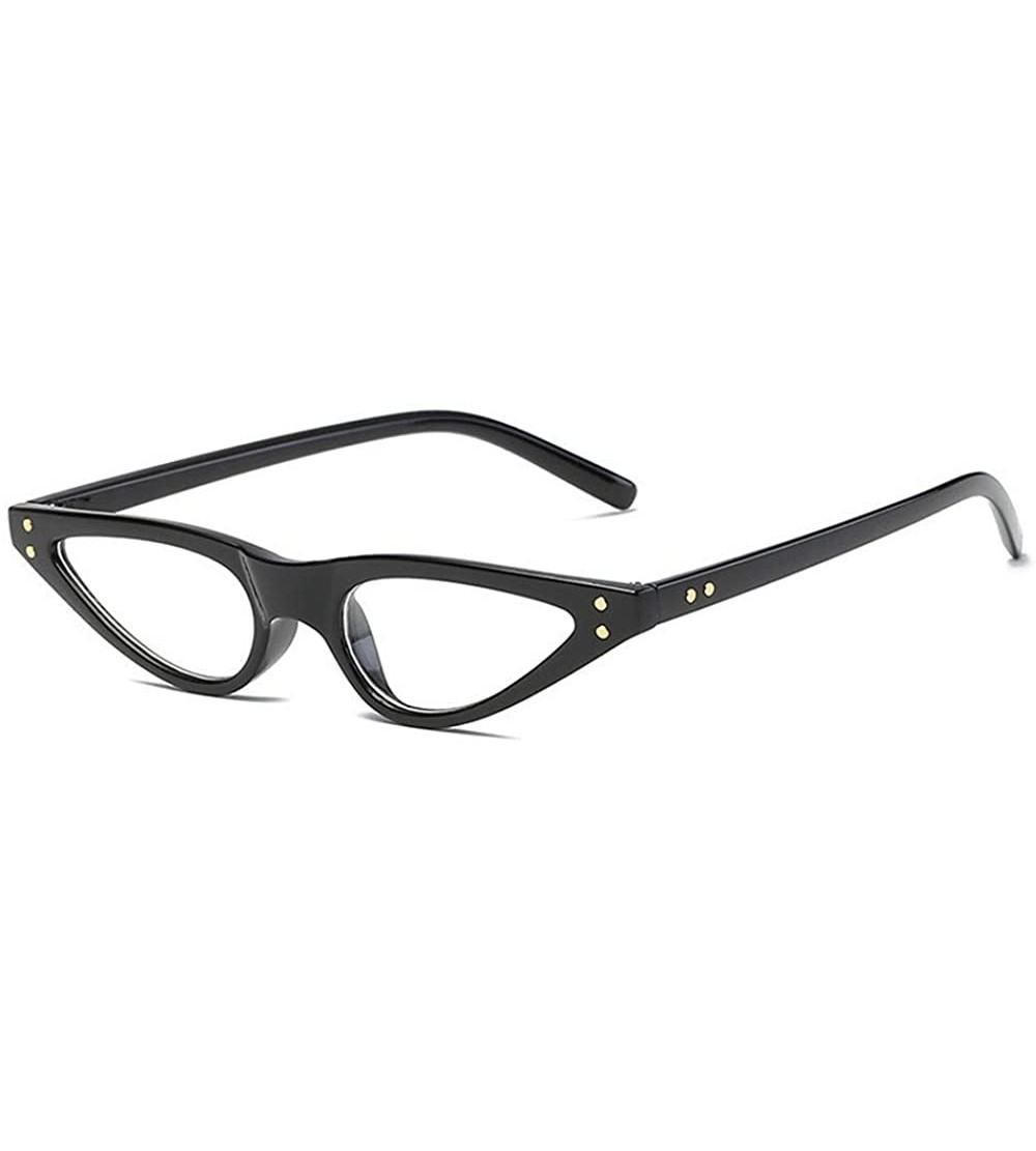 Oval Fashion Vintage Retro Unisex UV400 Glasses For Drivers Driving Sunglasses - Black - C418TMAN3O5 $13.61