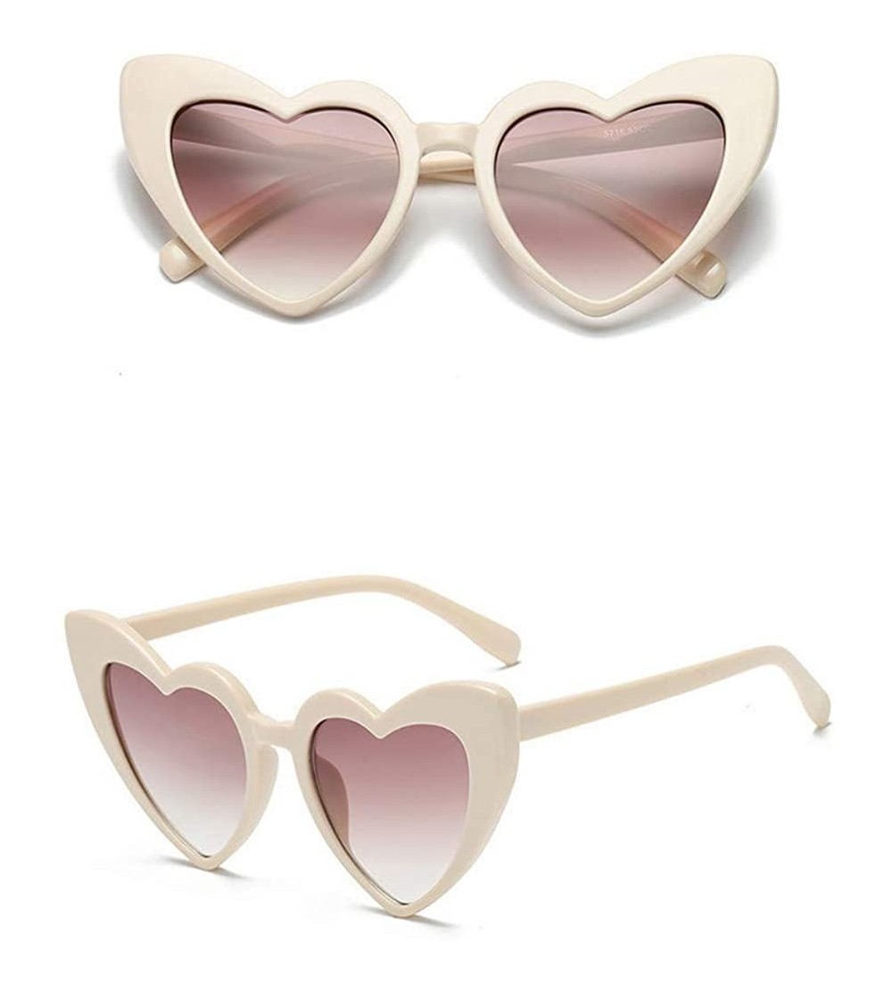Butterfly Vintage Heart Shaped Sunglasses Women Stylish Love Eyeglasses Clout Goggle Retro Eyewear Polarized Sun Eye Glass - ...