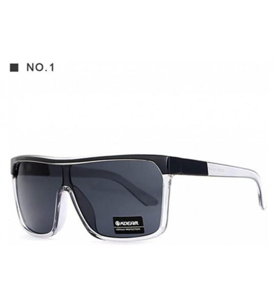 Rectangular Men's Driving Shades Male Sun Glasses for Men - X63-1 - C7194OSGWIT $47.15