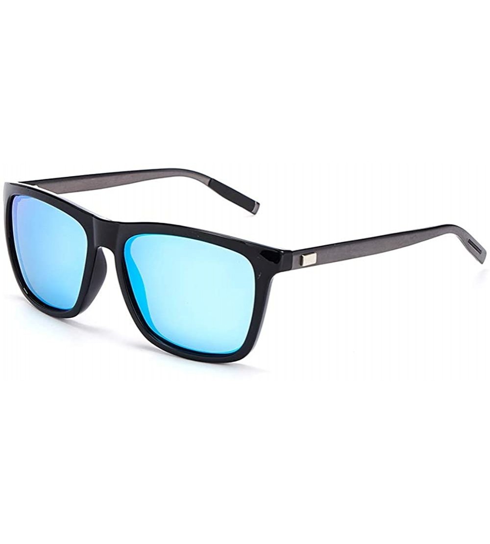 Round Oversized Square Aviator Polarized Sunglasses Style with Big Unbreakable Frame and Anti-glare Lens G01 - CI18UQM0KGL $3...