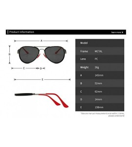 Goggle Polarized Sunglasses Glasses Gradient Goggles - Black&gray - CB18NUAIQOE $26.83