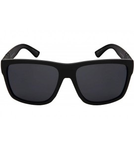 Square Men Retro 80s Square Sunglasses w/Polarized Driving Lens 1419-P - CY18O7Q2QMG $20.45