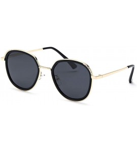 Aviator 2019 new metal sunglasses- women's fashion sunglasses - B - CL18SLT34KW $79.72