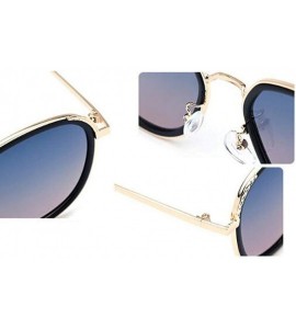 Aviator 2019 new metal sunglasses- women's fashion sunglasses - B - CL18SLT34KW $79.72