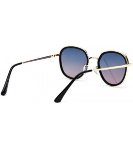 Aviator 2019 new metal sunglasses- women's fashion sunglasses - B - CL18SLT34KW $79.72