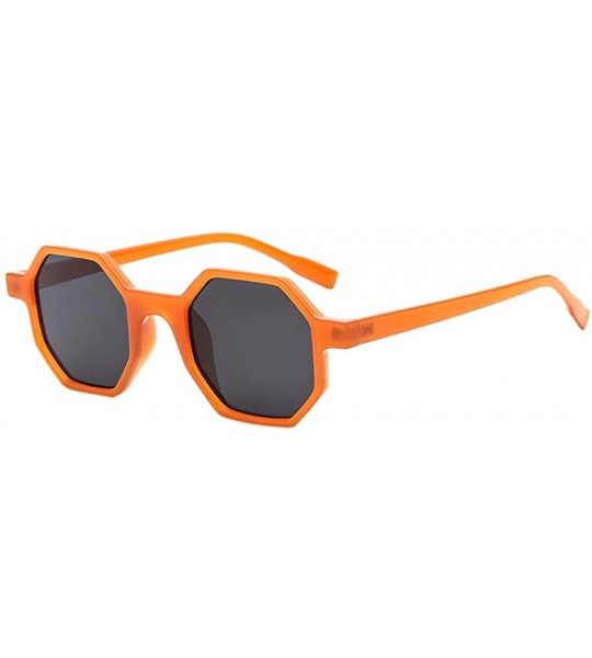 Goggle Unisex Fashion Eyewear Unique Sunglasses Rhombic Vintage Glasses - Multicolor F - CV1970HM2UX $18.15