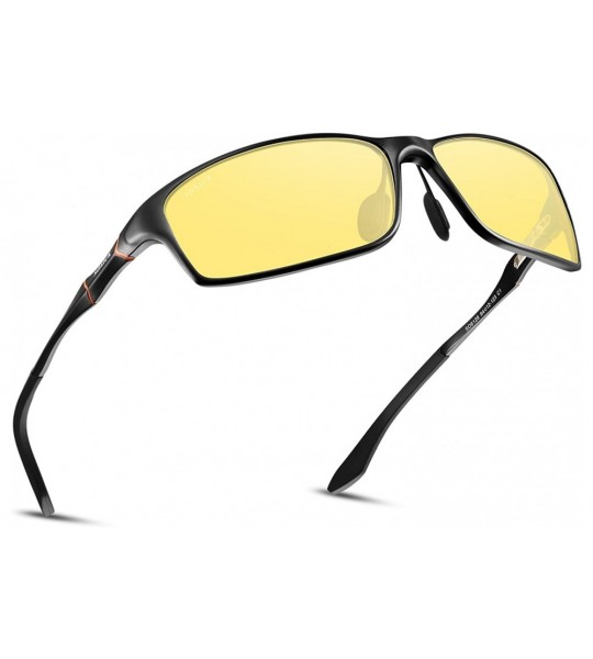 Oval Night Driving Glasses-Night Vision HD Glasses for Driving Polarized Driving Glasses for Men and Women - C618ZGNNWQH $48.82