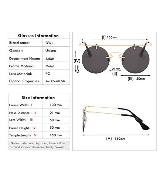 Round Men Women Vintage Round Brow Sunglasses Colored Metal Frame Tinted Lens Shades - Silver-smoke - C818IGUUU3U $20.73