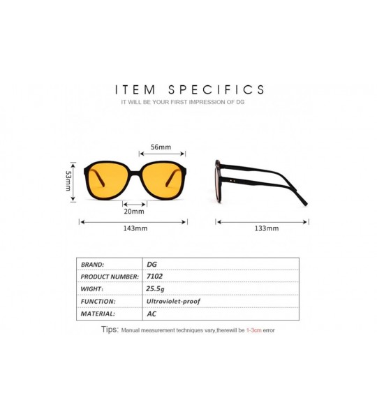 Sport Trendy Sunglasses Men's and Women's Fashion Glasses Retro Fruit Sunglasses-Black frame gray - CY197ZIA82X $35.80