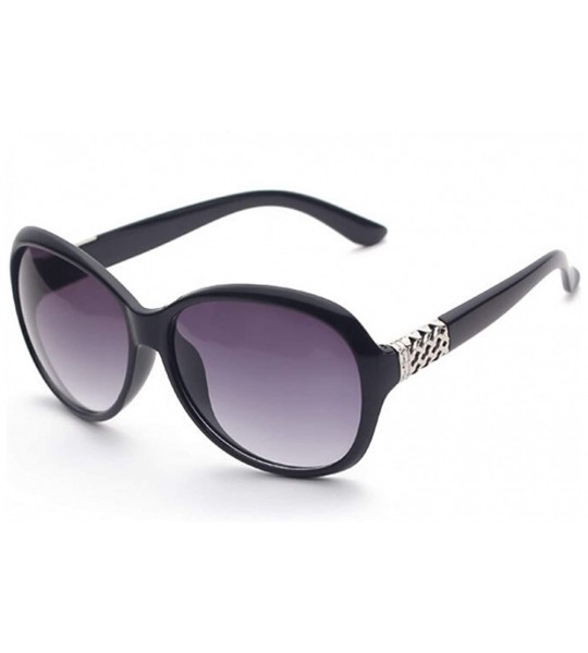 Oversized Polarized Sunglasses Protection Glasses Driving - Balck Gray - C518TQIXAI8 $29.73