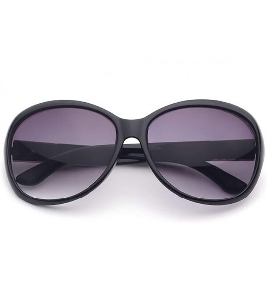 Oversized Polarized Sunglasses Protection Glasses Driving - Balck Gray - C518TQIXAI8 $29.73