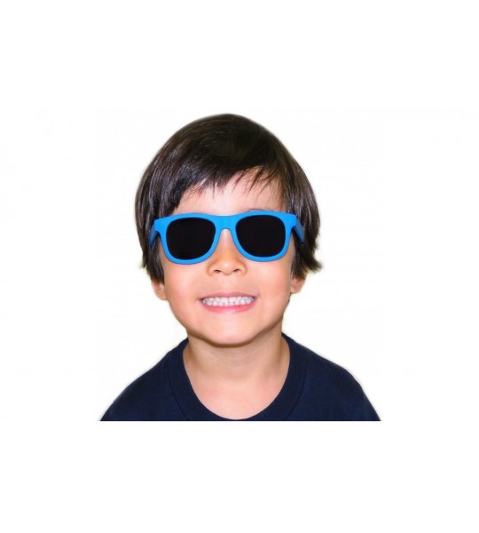 Wayfarer Vintage 2 Pack - Baby - Toddler's First Sunglasses for Ages 1-2 Years - Blue and Teal - C212N7BID7G $22.92