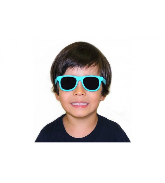 Wayfarer Vintage 2 Pack - Baby - Toddler's First Sunglasses for Ages 1-2 Years - Blue and Teal - C212N7BID7G $22.92