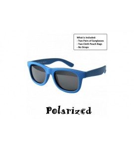 Wayfarer Vintage 2 Pack - Baby - Toddler's First Sunglasses for Ages 1-2 Years - Blue and Teal - C212N7BID7G $22.92