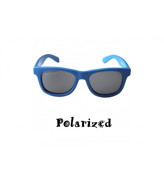 Wayfarer Vintage 2 Pack - Baby - Toddler's First Sunglasses for Ages 1-2 Years - Blue and Teal - C212N7BID7G $22.92