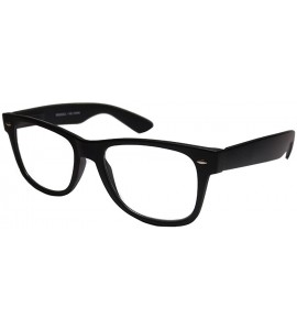 Rectangular Deluxe Spring Hinge Reading Glasses Classic style - Black - CP17YYOSE3Y $17.97