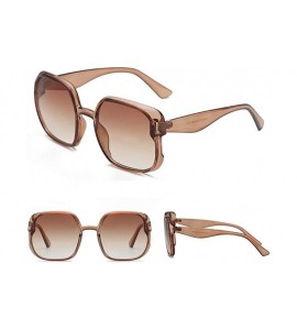 Oversized Fashion Irregular Shape Sunglasses for Women Men Vintage Retro Style Glasses - G - C018UL7ZX2G $22.26