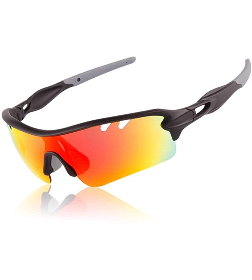 Sport Men/Women Polarized Cycling Sunglasses with 5 Changeable Lenes for Outdoor Riding Driving Fishing - C318RD7RN4W $39.12