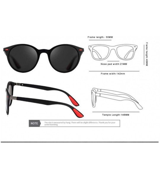 Round New Sunglasses- Unisex-Adult Round Plastic Sunglasses (Color 2) - 2 - CD19973QUH6 $45.76