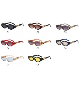 Cat Eye Vintage Cat Eye Sunglasses Women 2020 Brand Designer Modern Sun Glasses Female Black Red Frame UV400 - CS198OLKED0 $2...