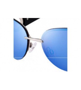 Aviator Polarized wide-leg sunglasses- stainless steel frame wide leg sunshade - D - C518RZ926CE $80.91